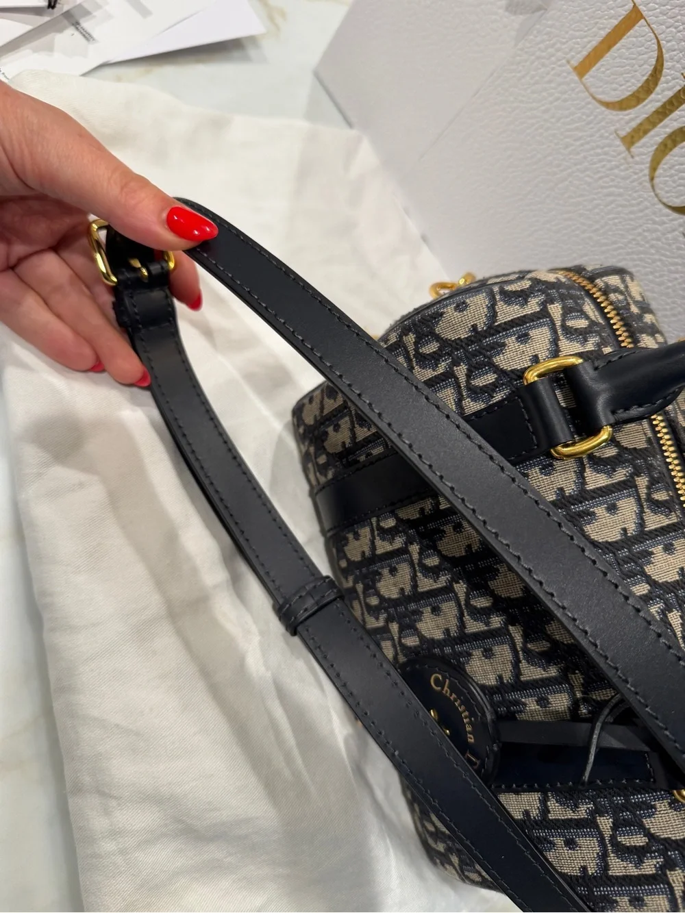 Dior Navy Groove 20 Classic Monogram Canvas - No Longer Available!